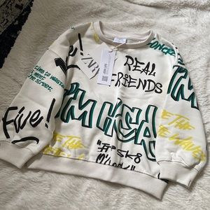 Zara Graffiti Sweatshirt